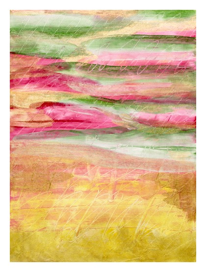 abstract acrylic landscape painting